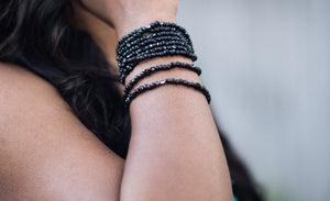Black Onyx Stretch Bracelet