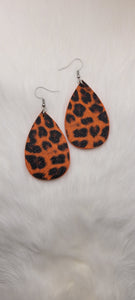 Leopard Dangle Earrings