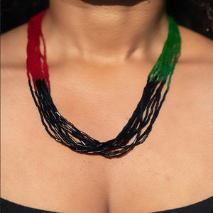 Black History Multi-Strand Necklace