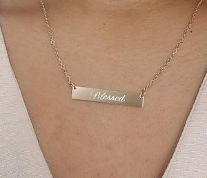 Blessed Word Necklace