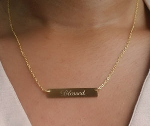 Blessed Word Necklace